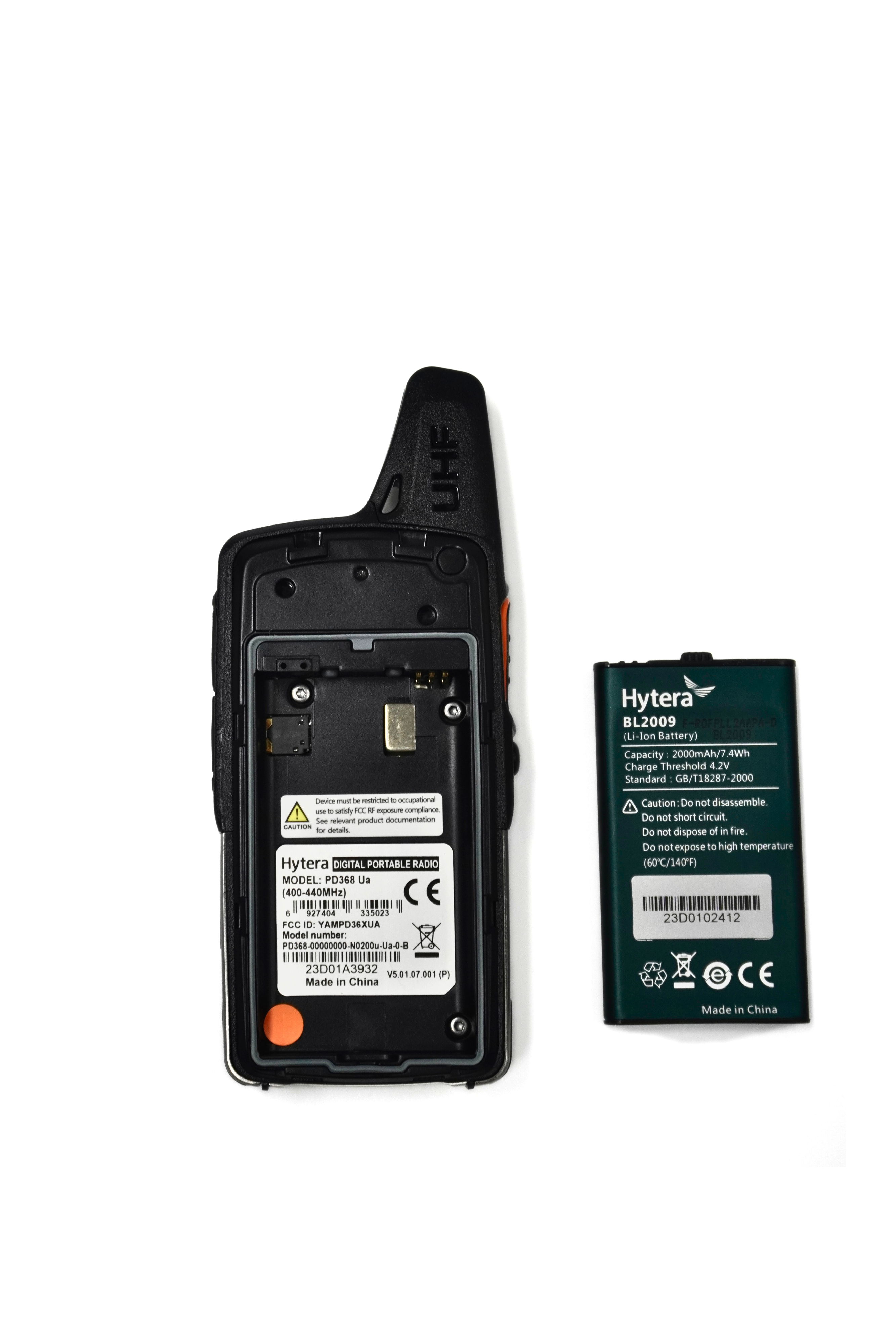 Hytera PD368 detail view